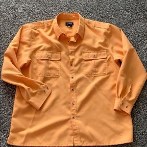 Orange long sleeve shirt